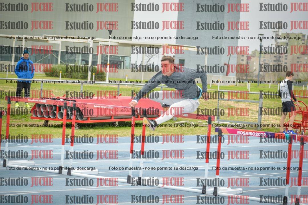 Fotos de los 110 m con vallas de varones