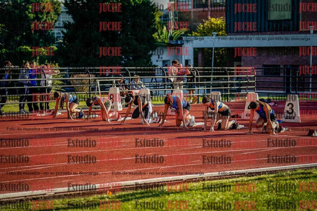 Fotos de los 100 m con vallas de mujeres