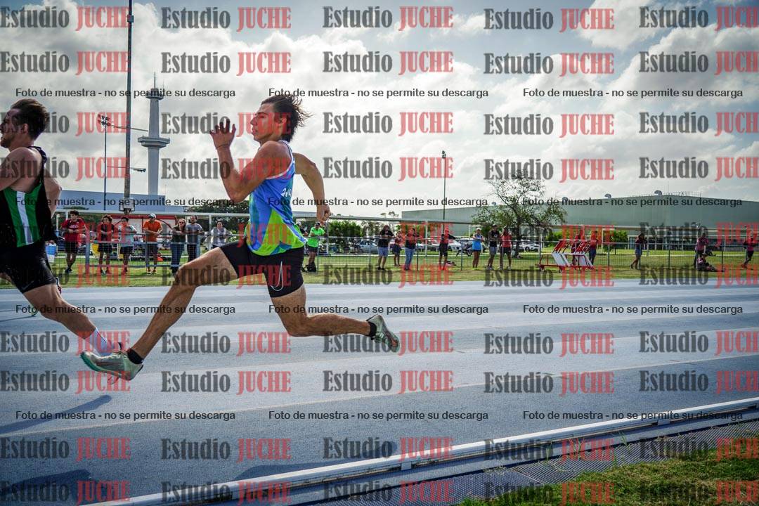 Fotos de los 100 m llanos de varones