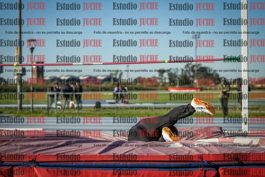 Fotos del salto en alto de varones
