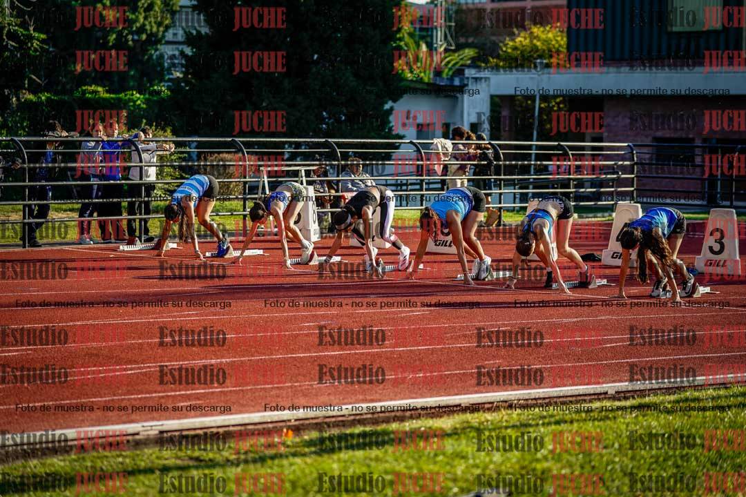 Fotos de los 100 m con vallas de mujeres