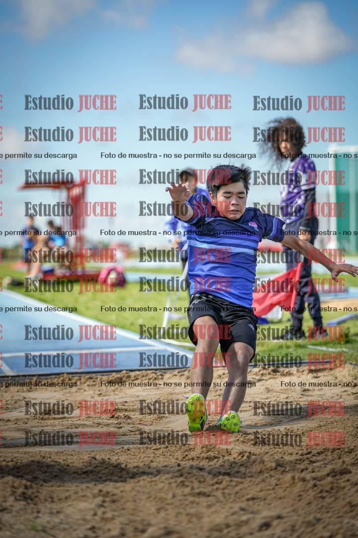Fotos del salto en largo de varones - U14