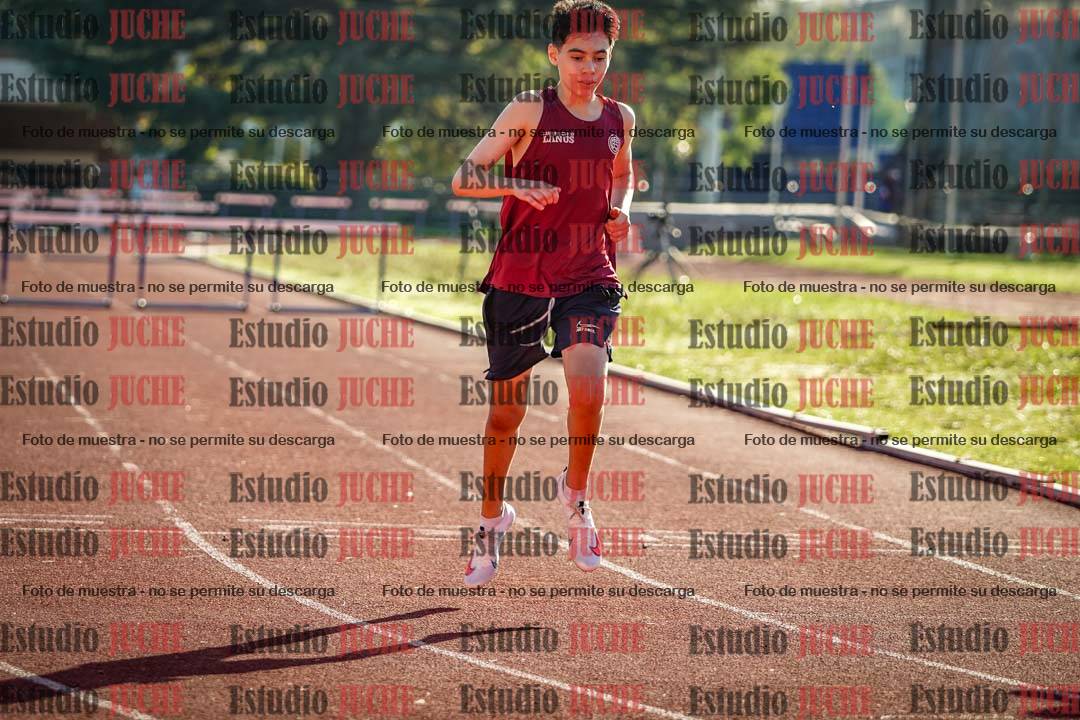 Fotos de los 295 m con vallas de varones