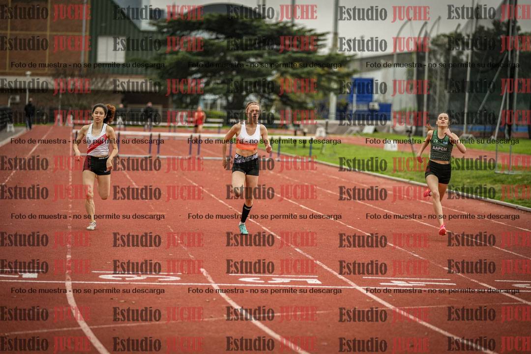 Fotos de los 400 m con vallas de mujeres
