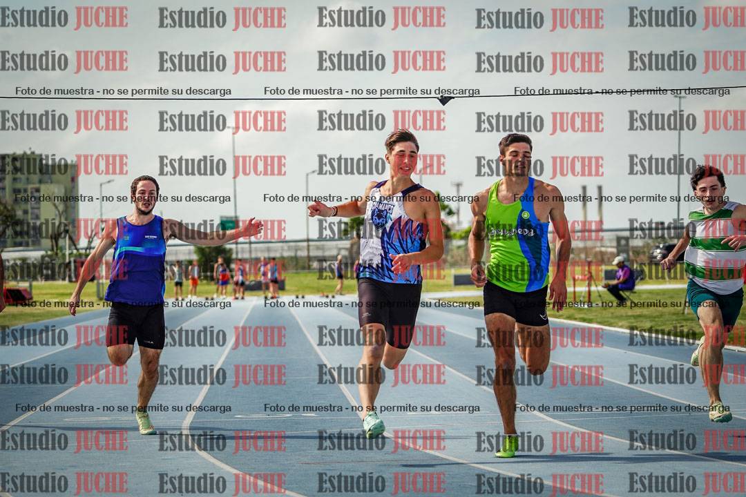 Fotos de los 100 m llanos de varones