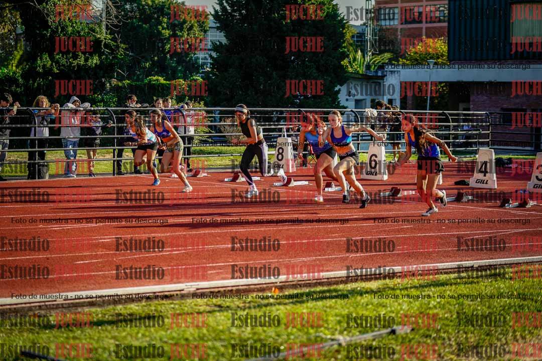 Fotos de los 100 m con vallas de mujeres