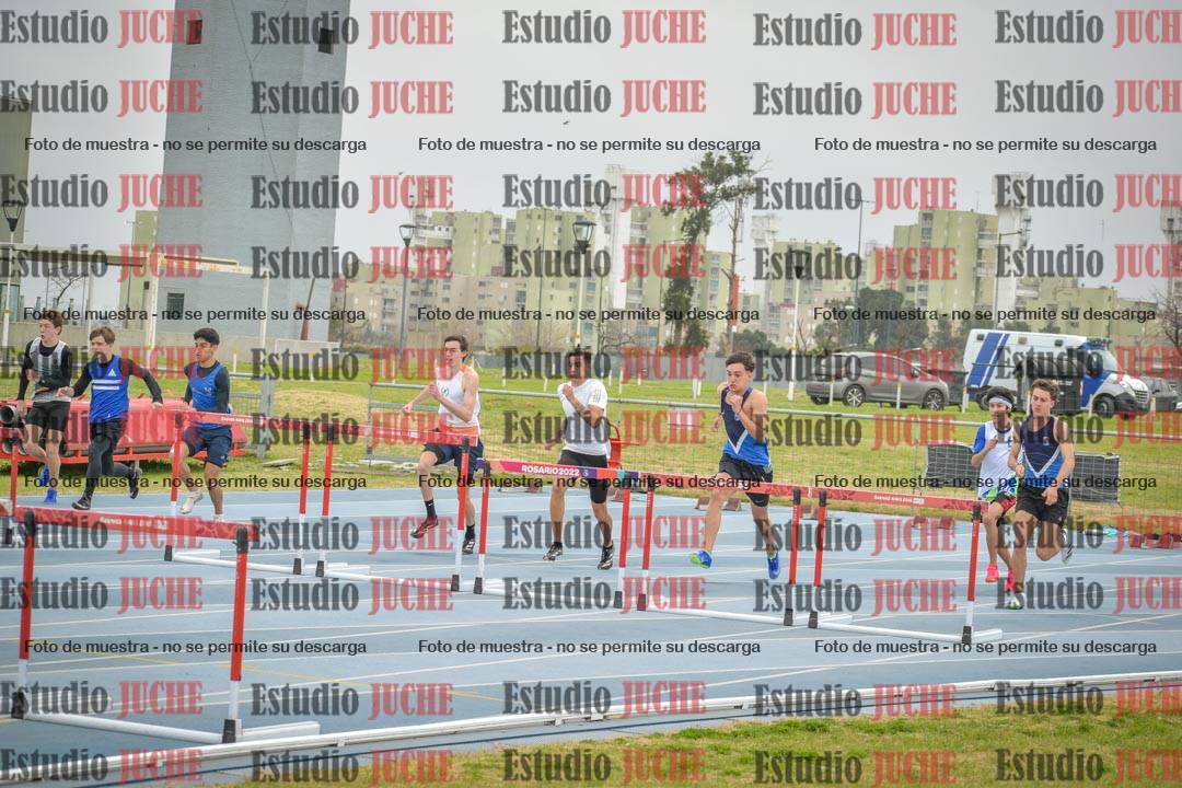 Fotos de los 110 m con vallas de varones