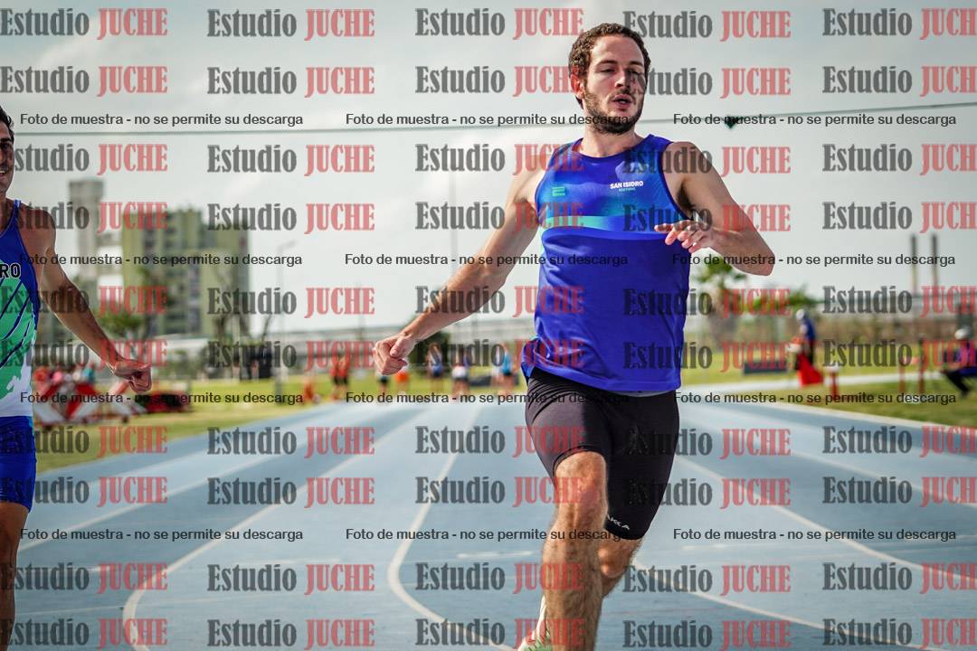 Fotos de los 100 m llanos de varones