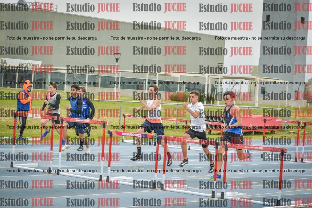 Fotos de los 110 m con vallas de varones