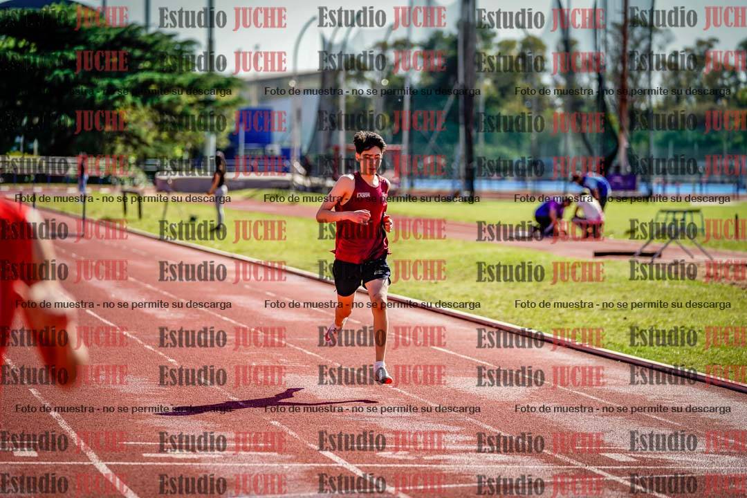 Fotos de los 295 m con vallas de varones