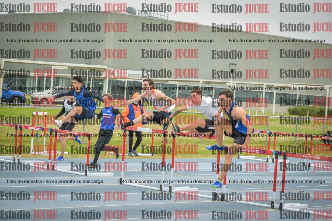 Fotos de los 110 m con vallas de varones