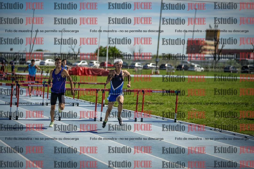 Fotos de los 110 m con vallas de varones