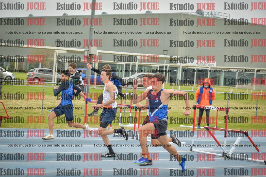 Fotos de los 110 m con vallas de varones