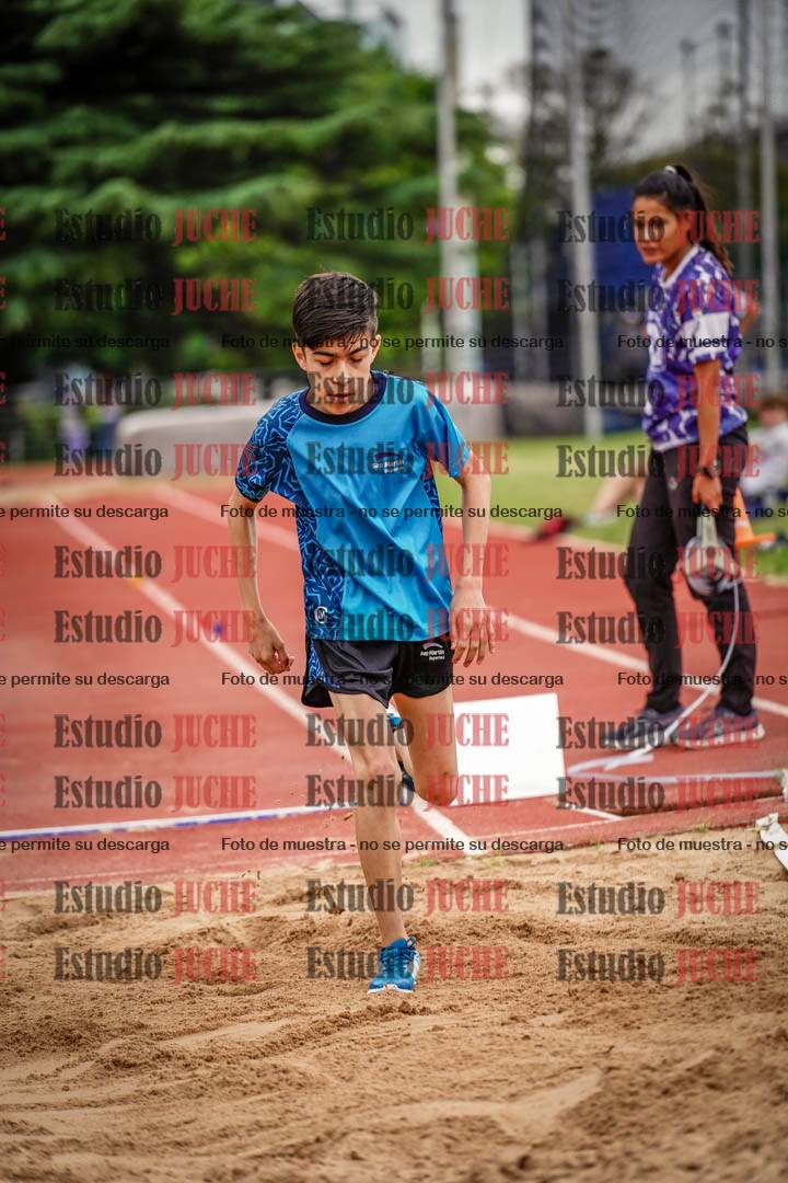 Fotos del salto en largo de varones - U14