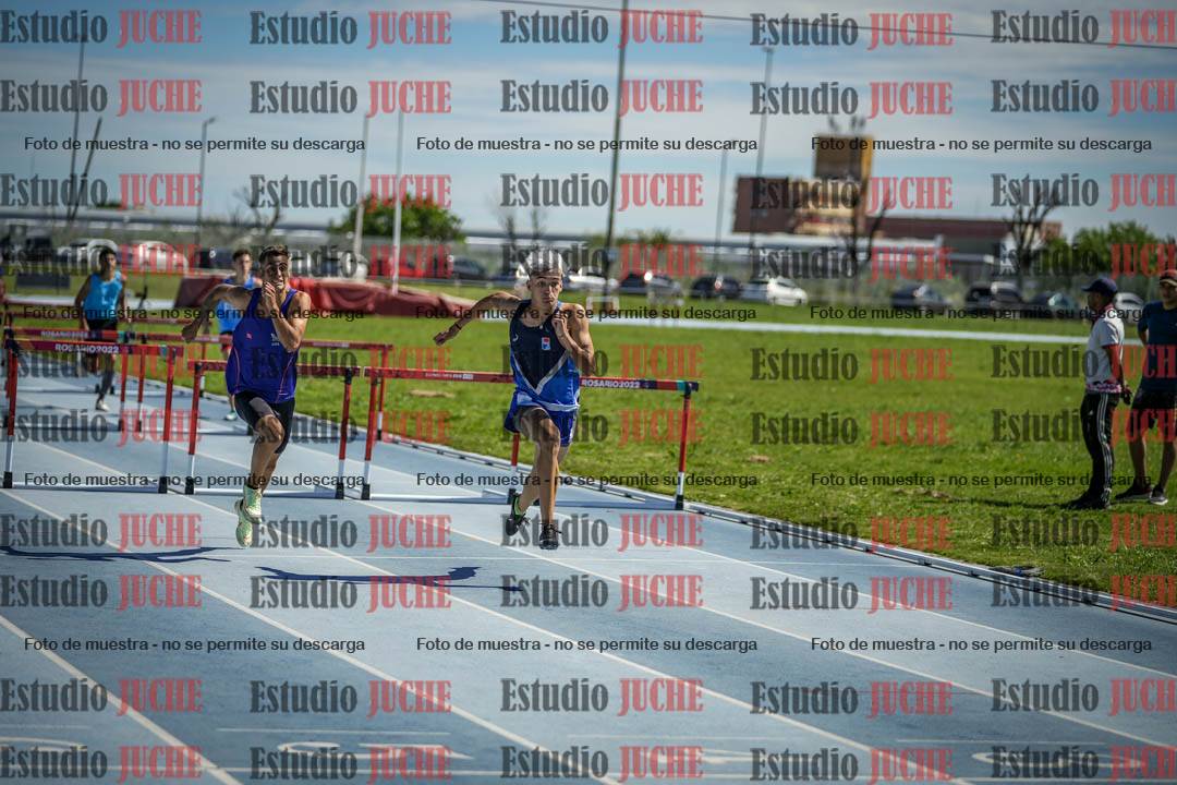 Fotos de los 110 m con vallas de varones