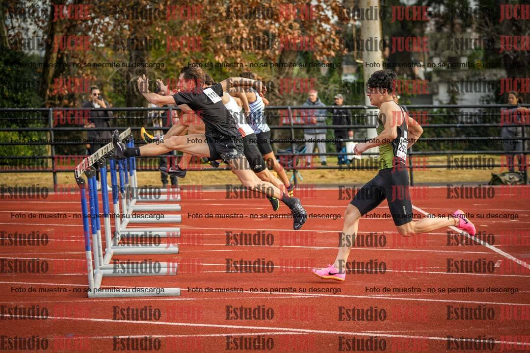 Fotos de los 110 m con vallas de varones