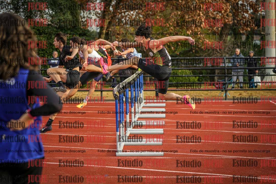Fotos de los 110 m con vallas de varones