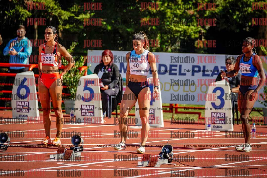 Fotos de los 100 m de mujeres