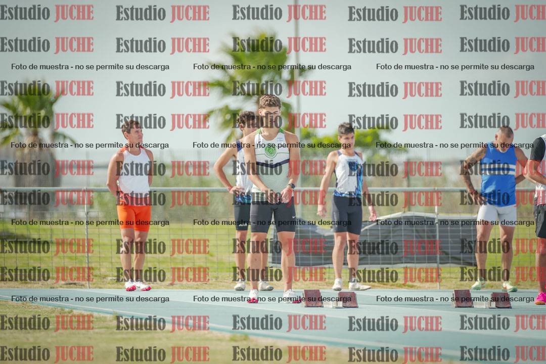 Fotos de los 100 m llanos de varones