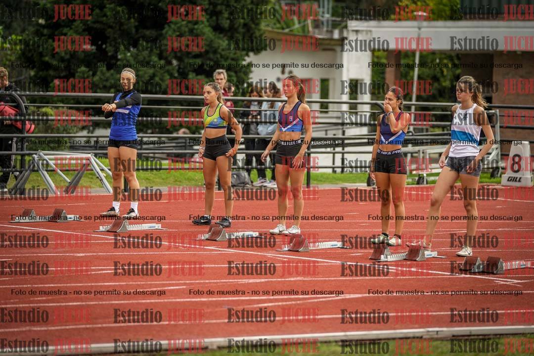 Fotos de los 100 m con vallas de mujeres