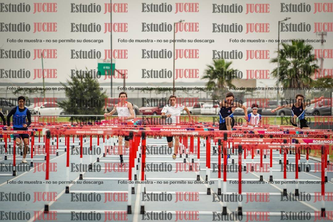Fotos de los 110 m con vallas de varones