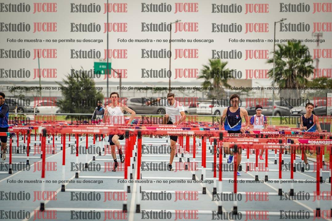 Fotos de los 110 m con vallas de varones