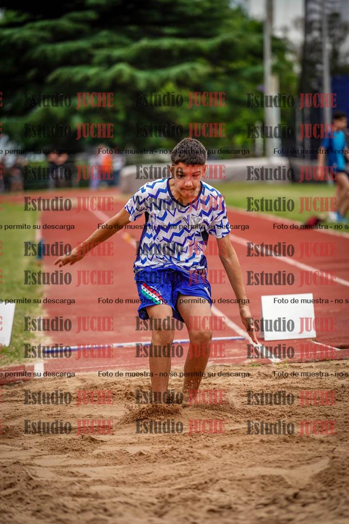 Fotos del salto en largo de varones - U14