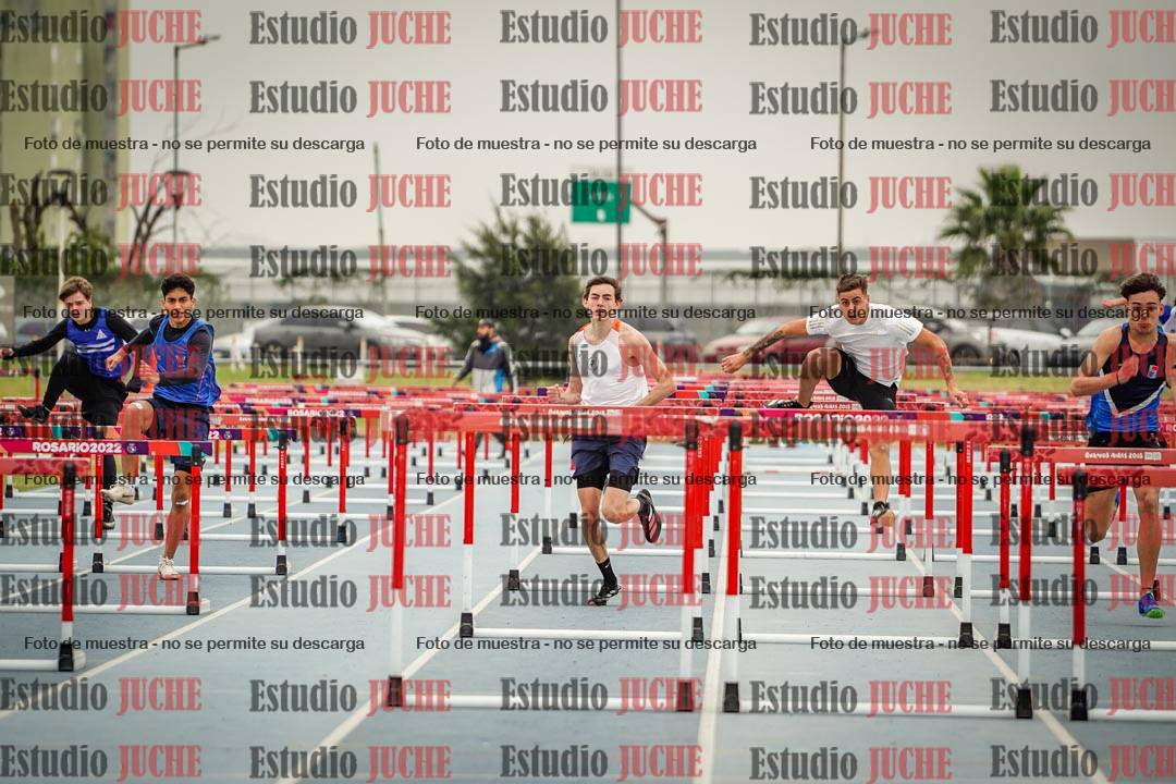 Fotos de los 110 m con vallas de varones