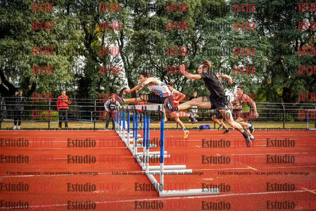 Fotos de los 110 m con vallas de varones