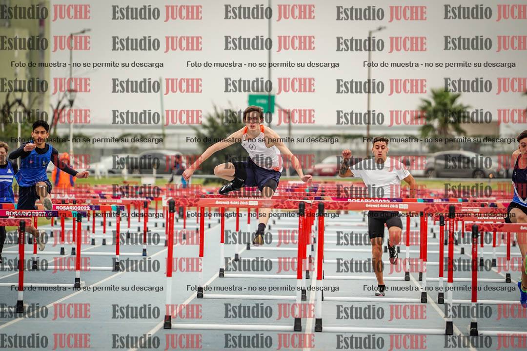 Fotos de los 110 m con vallas de varones