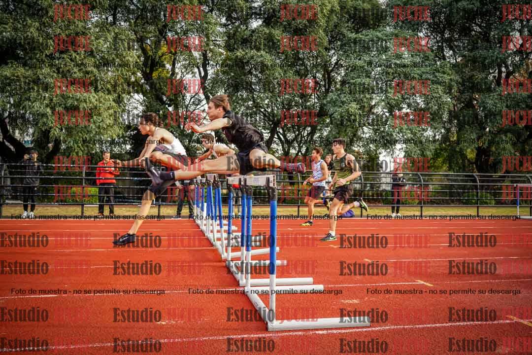 Fotos de los 110 m con vallas de varones