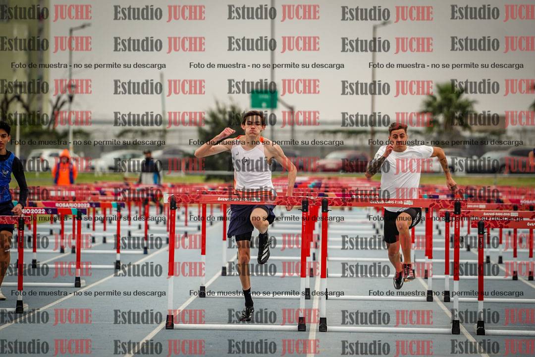 Fotos de los 110 m con vallas de varones