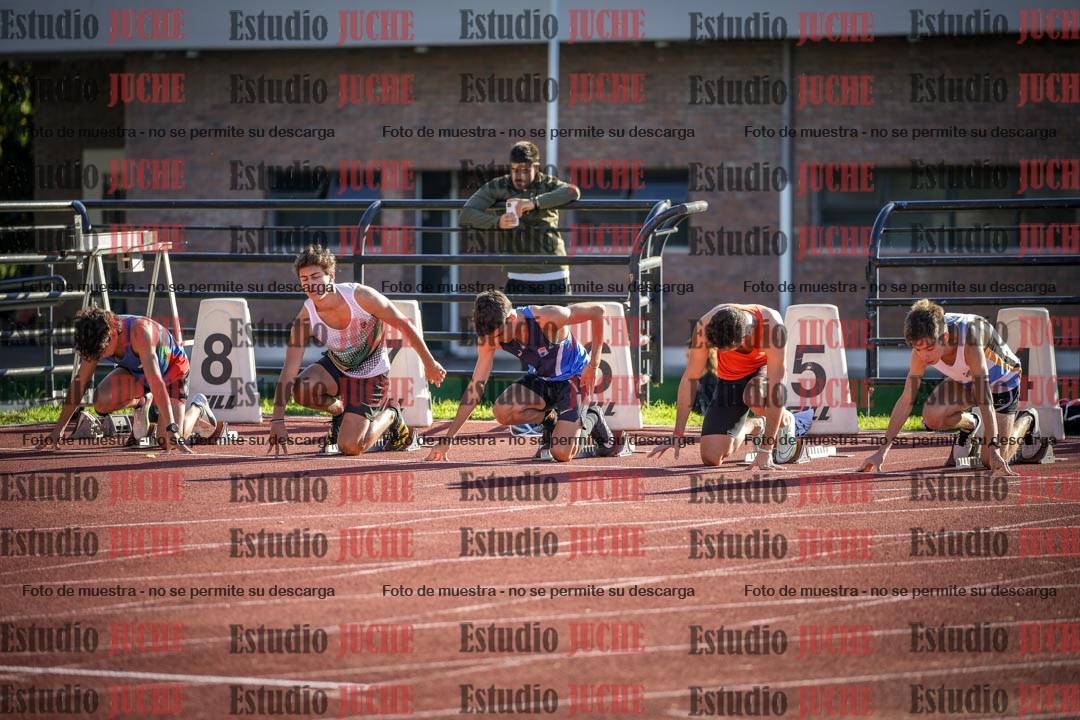 Fotos de los 110 m con vallas de varones