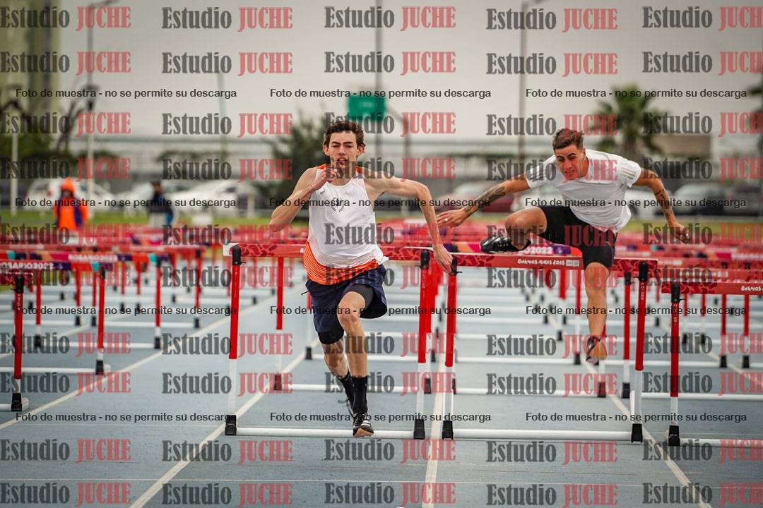 Fotos de los 110 m con vallas de varones