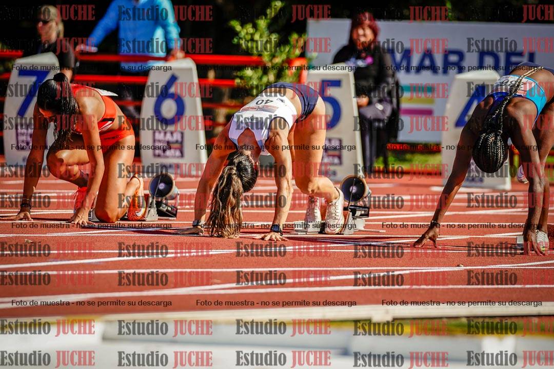 Fotos de los 100 m de mujeres