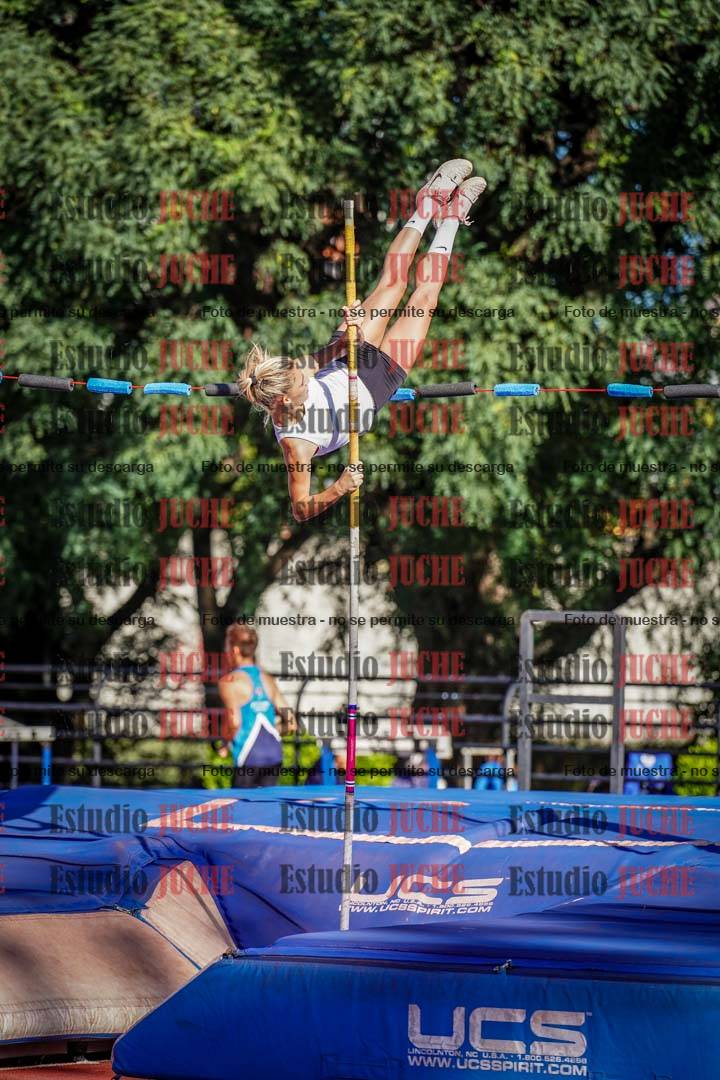 Fotos del salto con garrocha de mujeres y varones