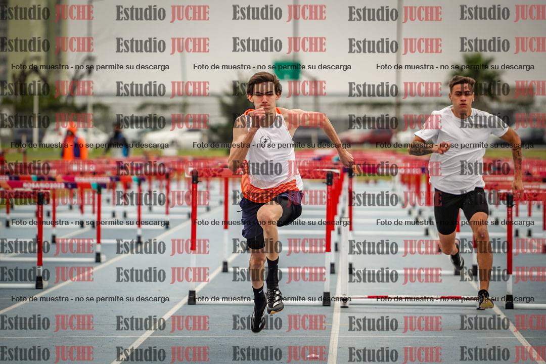 Fotos de los 110 m con vallas de varones
