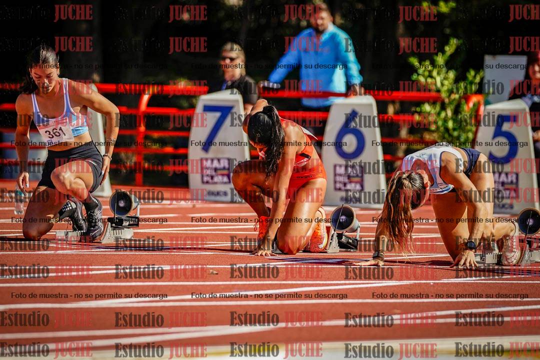 Fotos de los 100 m de mujeres