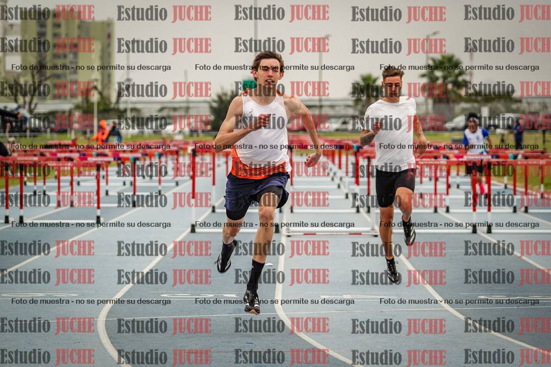 Fotos de los 110 m con vallas de varones