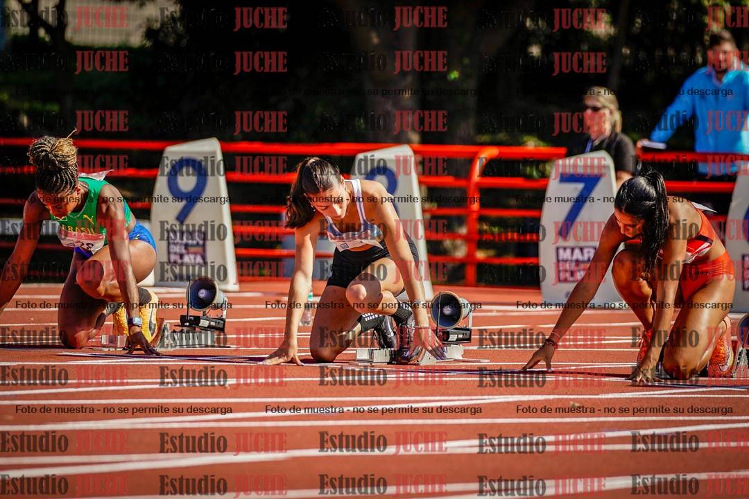 Fotos de los 100 m de mujeres
