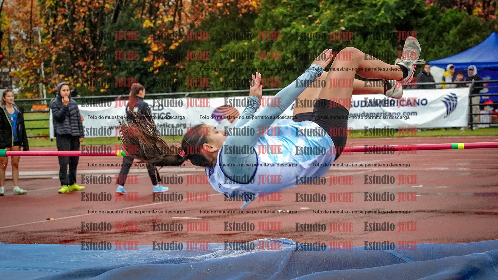 Fotos del salto en alto de mujeres - heptatlón 2