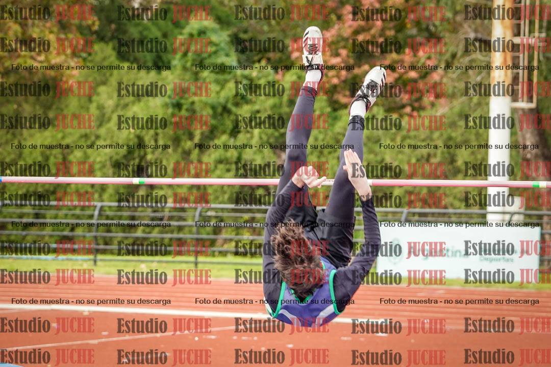 Fotos del salto en alto de varones