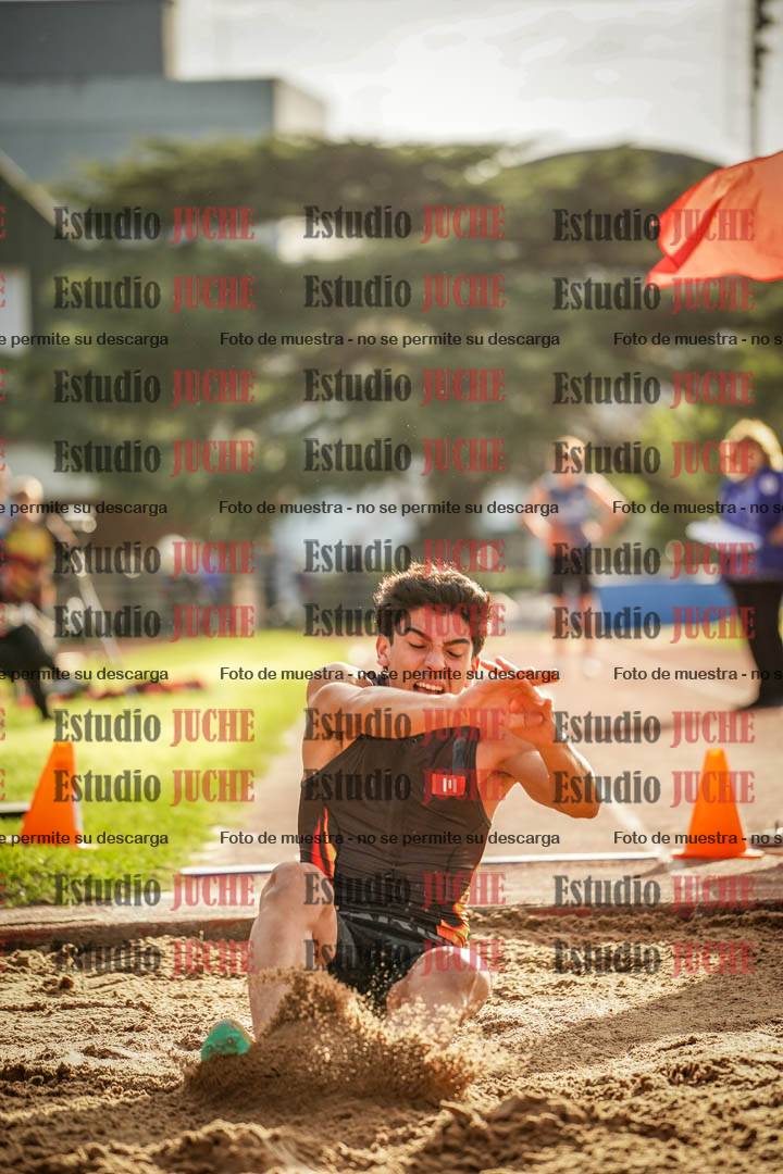 Fotos del salto en largo de varones
