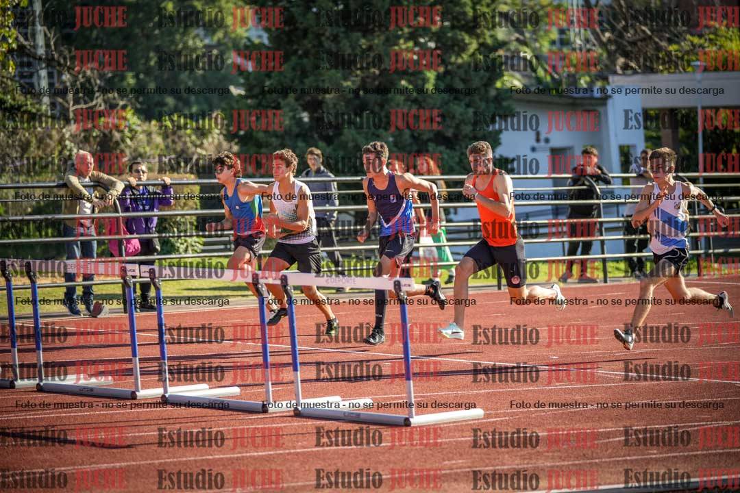 Fotos de los 110 m con vallas de varones
