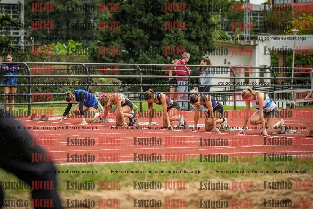 Fotos de los 100 m con vallas de mujeres