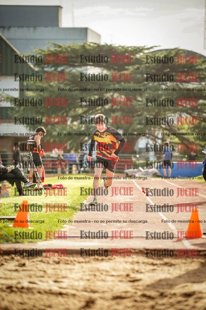 Fotos del salto en largo de varones