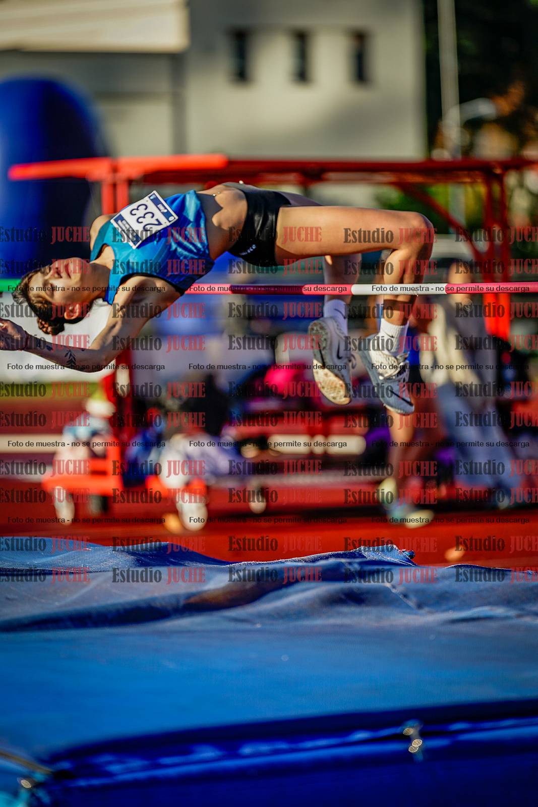 Fotos del salto en alto de mujeres