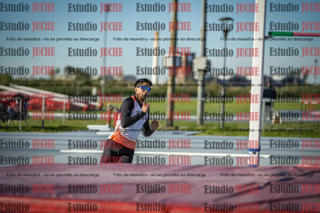 Fotos del salto en alto de varones