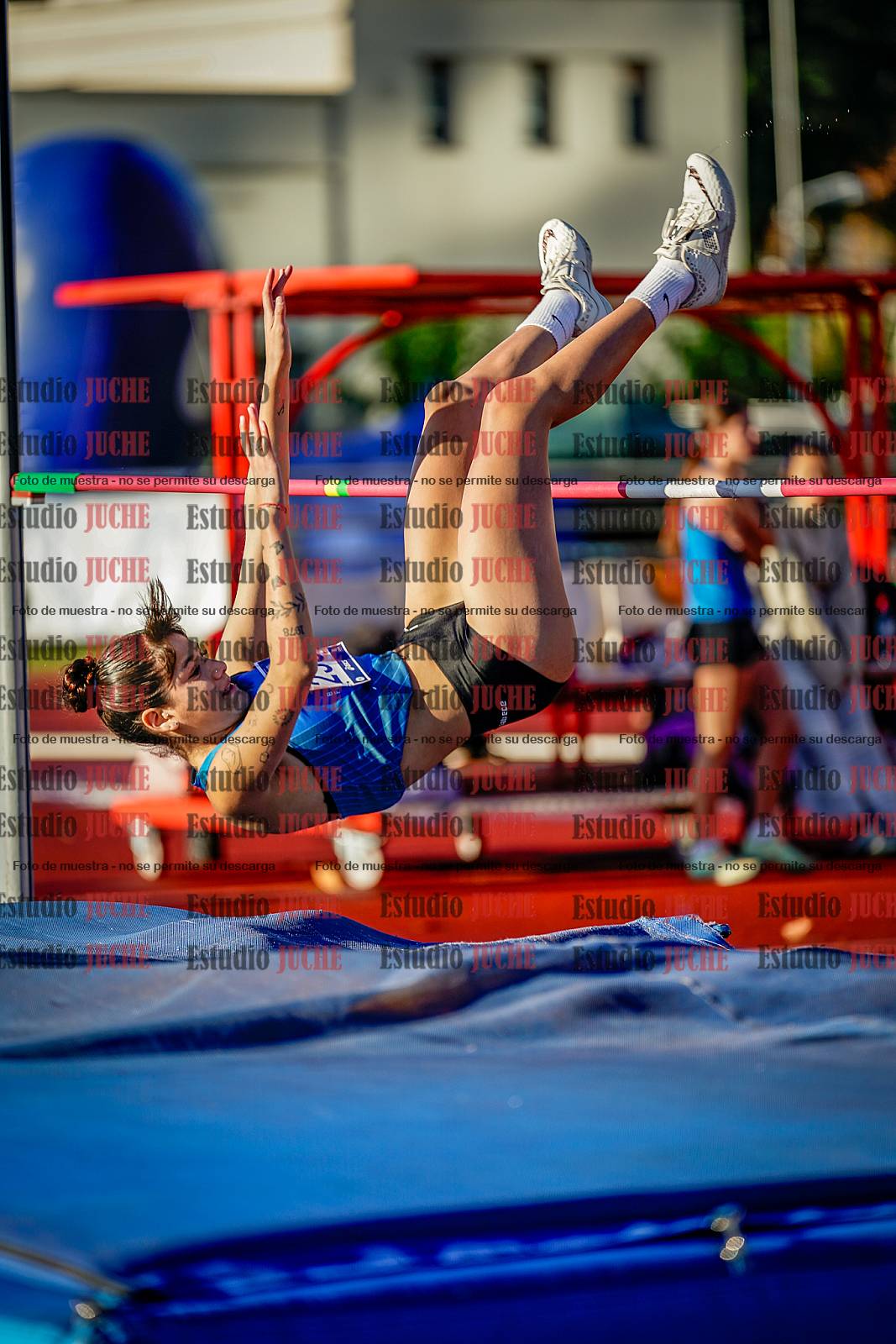 Fotos del salto en alto de mujeres