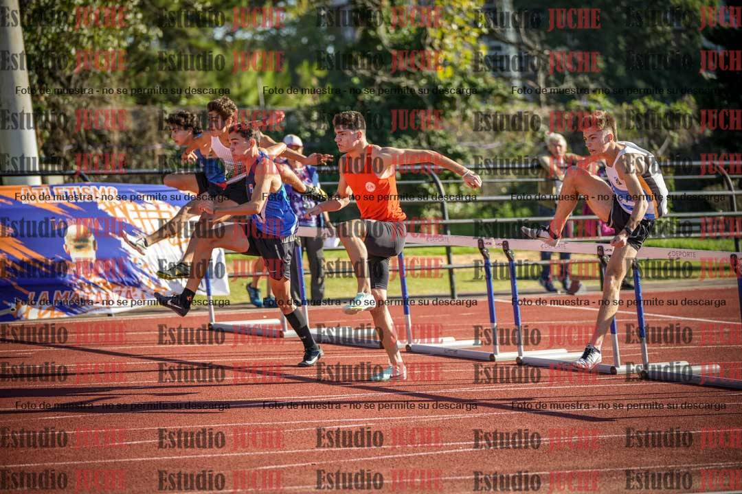 Fotos de los 110 m con vallas de varones